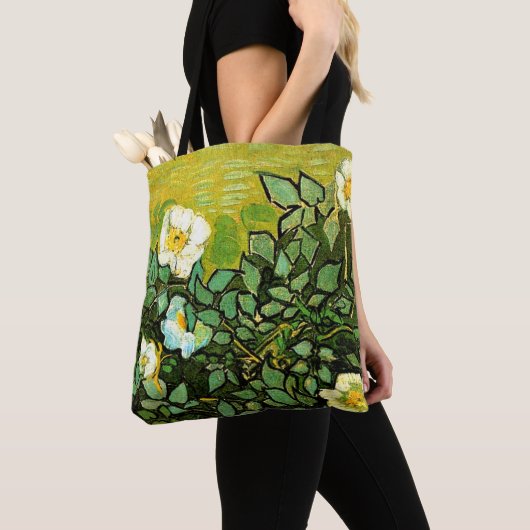 Van Gogh - Wilde Rozen Tote Bag (Dichtbij)