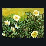 Van Gogh - Wilde Rozen, Van Gogh bloemschilderij Poster<br><div class="desc">Vincent Van Gogh schilderij - Wilde Rozen,  poster.</div>