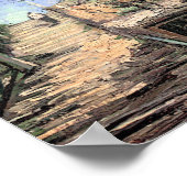 Van Gogh Windmill on Montmartre Poster (Hoek)