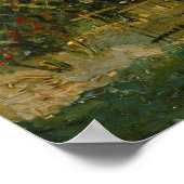 Van Gogh - windmolens op Montmartre Poster (Hoek)