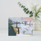 Van Gogh: Winterlandschap Briefkaart (Staand voorkant)