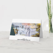 Van Gogh: Winterlandschap Kaart (Achterkant)