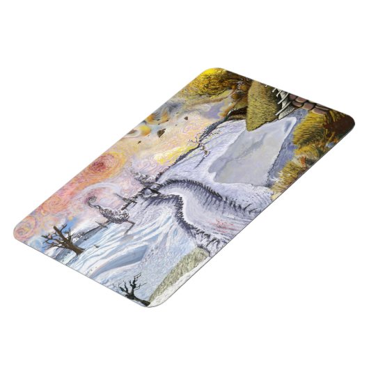Van Gogh: Winterlandschap Magneet (Linkerzijde)