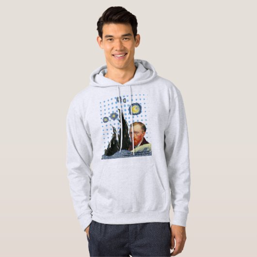  Van Gogh with every star I see, I remember that  Hoodie (Voorkant volledig)