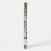 Van Gogh Witte Rozen Bloemen met Naam iPhone Hoesje (Rechterkant)