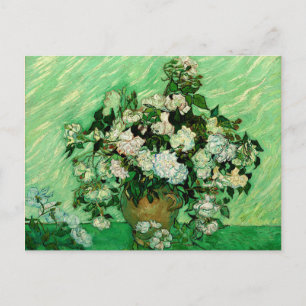 Van Gogh - Witte rozen Briefkaart