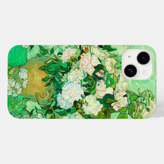 Van Gogh Witte Rozen Case-Mate iPhone Case (Achterkant (horizontaal))