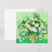 Van Gogh Witte Rozen Kaart (Voorkant / Achterkant)