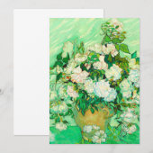 Van Gogh Witte Rozen Kaart (Voorkant / Achterkant)