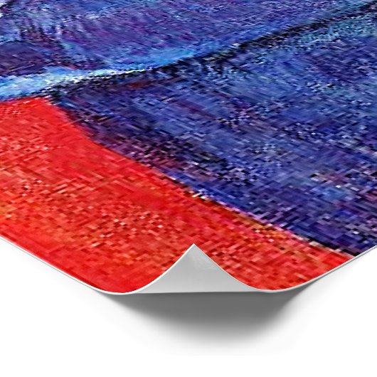 Van Gogh - Woman with a Flower Poster (Hoek)