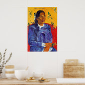 Van Gogh - Woman with a Flower Poster (Keuken)