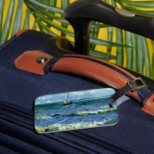 Van Gogh - Zeegezicht Bagagelabel (Voorkant Insitu 3)