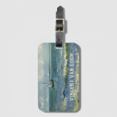 Van Gogh Zeegezicht bij Saintes Maries de la Mer Bagagelabel (Voorkant (verticaal))