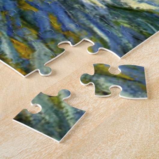 Van Gogh - Zeegezicht bij Saintes-Maries Legpuzzel (Zijkant)