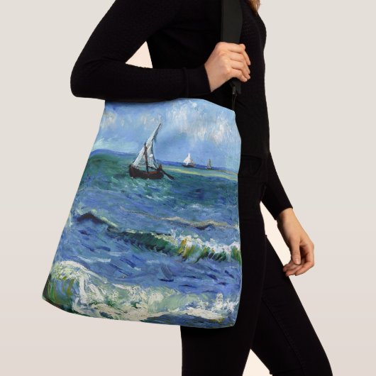 Van Gogh - Zeegezicht Crossbody Tas (Dichtbij)