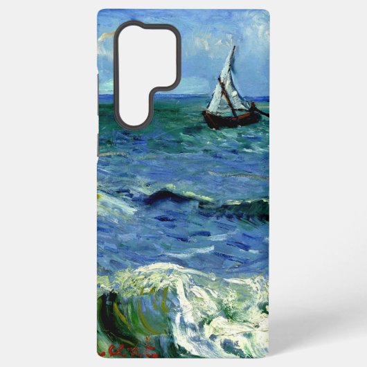 Van Gogh - Zeegezicht Samsung Galaxy Hoesje (Achterkant)