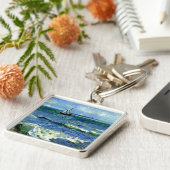 Van Gogh - Zeegezicht Sleutelhanger (Zijkant)