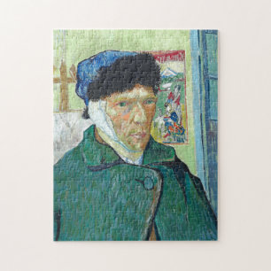 Van Gogh zelf-portret gebandatuurde verf van oorku Legpuzzel
