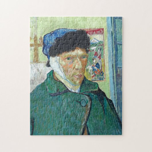 Van Gogh zelf-portret gebandatuurde verf van oorku Legpuzzel (Verticaal)