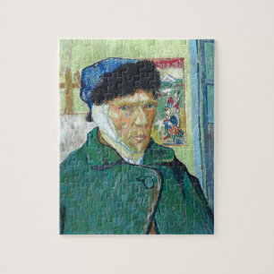 Van Gogh zelf-portret gebandatuurde verf van oorku Legpuzzel