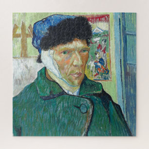 Van Gogh zelf-portret gebandatuurde verf van oorku Legpuzzel
