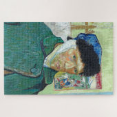 Van Gogh zelf-portret gebandatuurde verf van oorku Legpuzzel (Horizontaal)