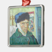 Van Gogh zelf-portret gebandatuurde verf van oorku Metalen Ornament (Links)