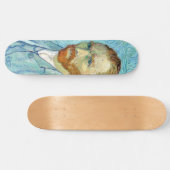 Van Gogh zelf portretteren levendig kunstschilderi Persoonlijk Skateboard (Horizontaal)