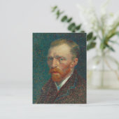 Van Gogh Zelfportret 1887 Briefkaart (Staand voorkant)