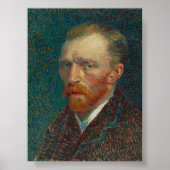 Van Gogh Zelfportret 1887 Poster (Voorkant)