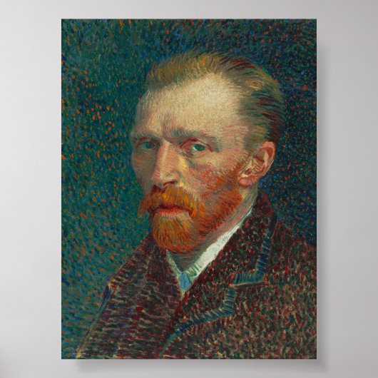 Van Gogh Zelfportret 1887 Poster (Voorkant)