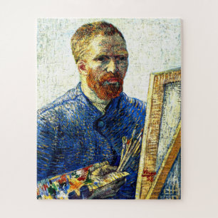 Van Gogh - Zelfportret als schilder Legpuzzel