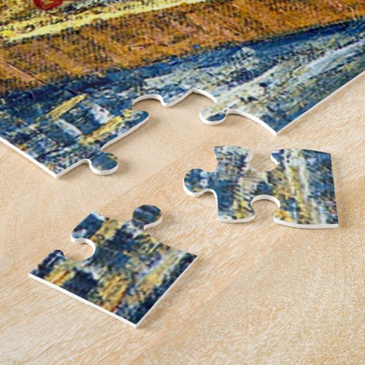 Van Gogh - Zelfportret als schilder Legpuzzel (Zijkant)