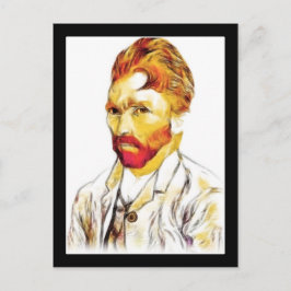 Van Gogh Zelfportret - Haar Do Briefkaart