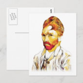 Van Gogh Zelfportret - Haar Do Briefkaart (Voorkant / Achterkant)