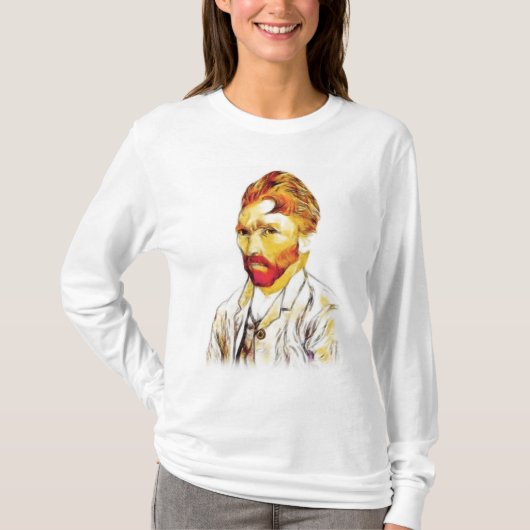 Van Gogh Zelfportret - Haar Do T-shirt (Voorkant)