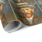 Van Gogh - Zelfportret in grijs Pet Cadeaupapier (Rol Hoek)