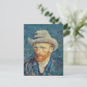 Van Gogh - Zelfportret met een grijze vilten hoed Briefkaart (Staand voorkant)