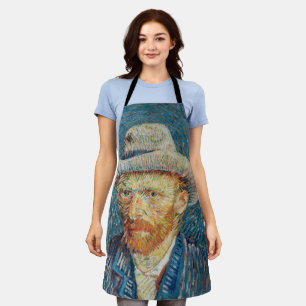 Van Gogh - Zelfportret met een grijze vilthoed Schort