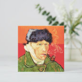 Van Gogh - Zelfportret met gebandateerde oorspijn Kaart (Staand voorkant)