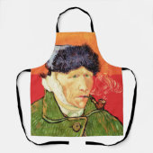 Van Gogh - Zelfportret met gebandateerde oorspijn Schort (Voorkant)
