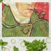 Van Gogh - Zelfportret met gebandateerde oorspijn Theedoek (Gevouwen)