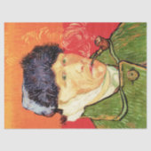Van Gogh - Zelfportret met gebandateerde oorspijn Tissuepapier (Voorkant)
