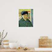 Van Gogh - zelfportret met gebandatuurde ar 1889 Poster (Keuken)
