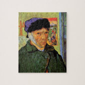 Van Gogh; Zelfportret met gebandatuurde oren Legpuzzel (Verticaal)
