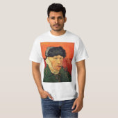 Van Gogh - Zelfportret met gebandatuurde oren T-shirt (Voorkant volledig)