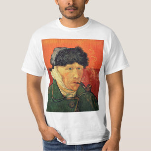 Van Gogh - Zelfportret met gebandatuurde oren T-shirt