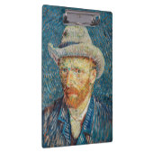 Van Gogh - Zelfportret met grijs Pet Klembord (Rechts)