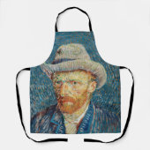 Van Gogh - Zelfportret met grijs Pet Schort (Voorkant)