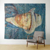 Van Gogh - Zelfportret met grijs Pet Wandkleed (In Situ (horizontaal))